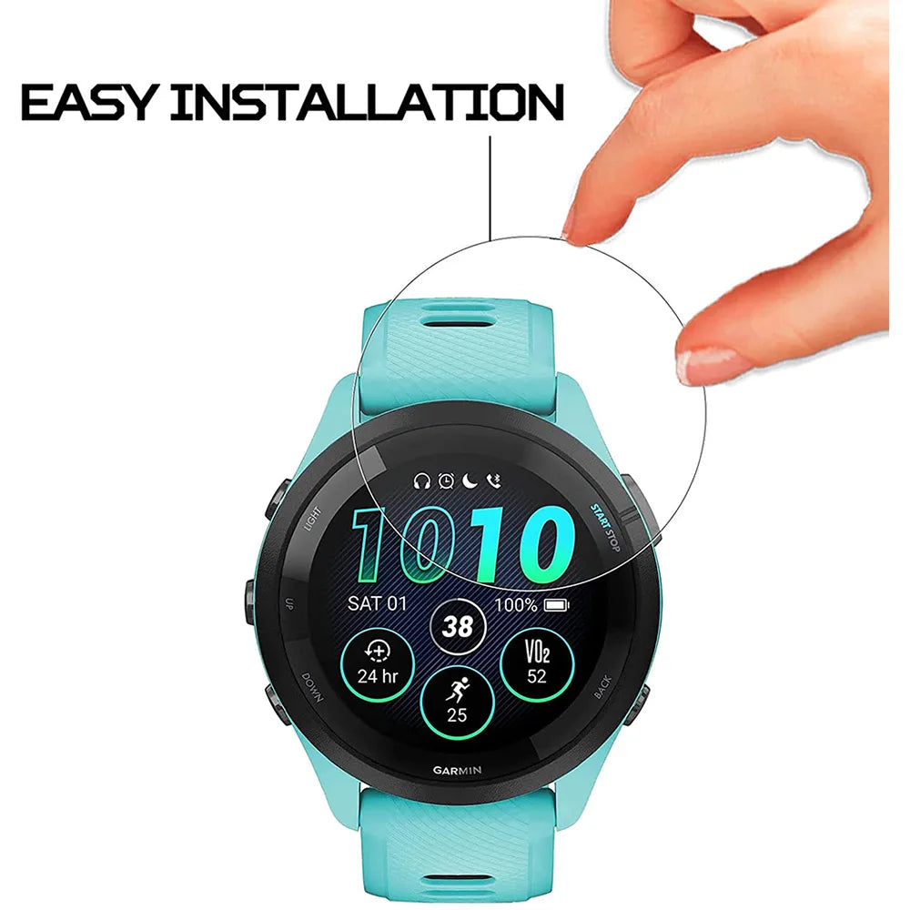 3-Pack Soft Hydrogel Screen Protector for Garmin Forerunner 265/265S/965 – Clear Protective Film