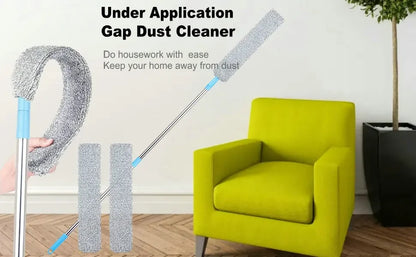 Adjustable Microfiber Long Handle Retractable Ceiling Dust Cleaner – Gap Brush Wand Mop with Extension Pole