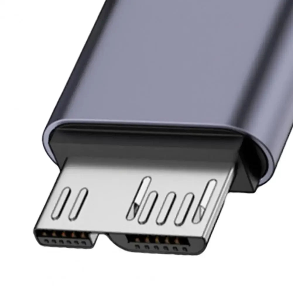 Micro B USB 3.0 Male to Type-C Female Adapter – USB 3.0 to Type-C Connector for External Hard Drive HDD Cable