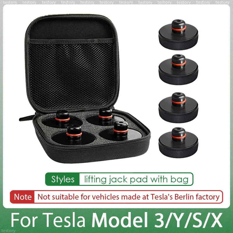 Tesla Rubber Lifting Jack Pad Adapter Tool for Models 3, Y, S, X (2017-2024) - Tire Repair Accessory