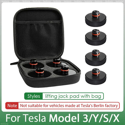 Tesla Rubber Lifting Jack Pad Adapter Tool for Models 3, Y, S, X (2017-2024) - Tire Repair Accessory