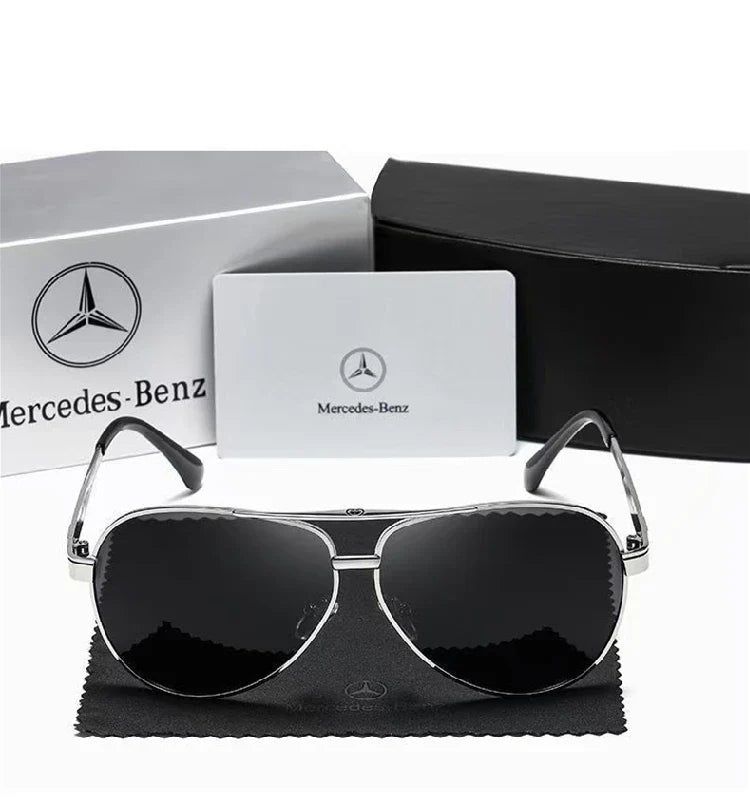Mercedes Benz Polarized Sunglasses – Anti-Glare Driver Goggles for A, B, C, E, S, V Class, GLB, GLC, GLE, AMG, SLK, SLC, ML