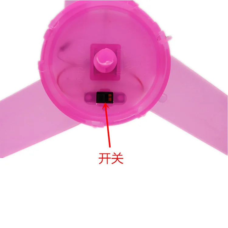 Kids LED Luminous Flying Disc Toy – Pull-String Spinning UFO Propeller Outdoor Game Toy Gift for Fun Sports Play