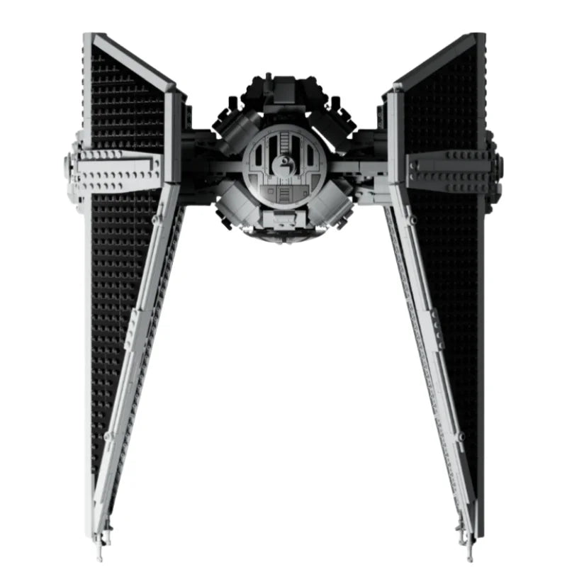 TIE Interceptors Spaceship 1931PCS Building Blocks - Compatible 75382 Assembly Model | Modified Imperial Fighters Toy for Kids