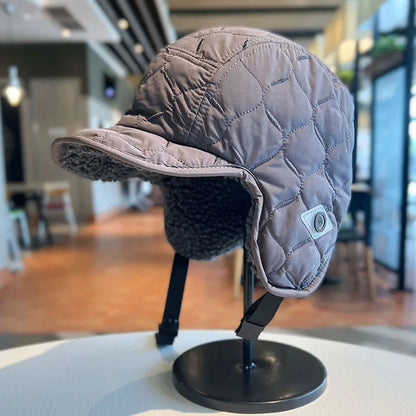 Unisex Winter Trapper Aviator Hat – Warm Waterproof Ski Bomber Cap with Earflaps & Reversible Design