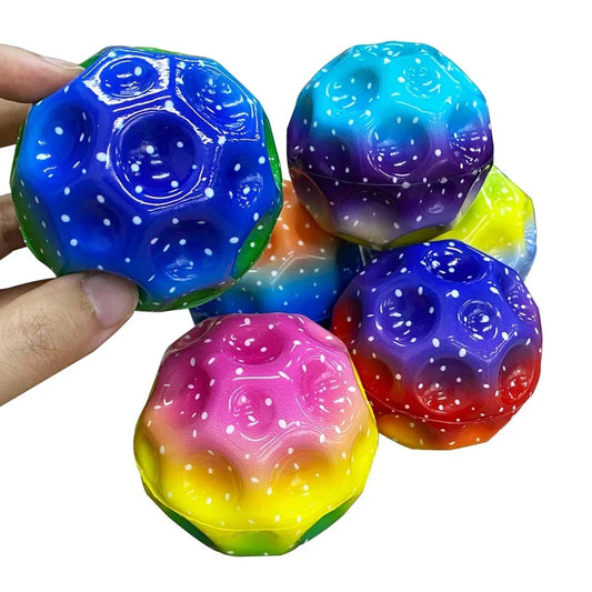 2pcs High Bounce Anti-Gravity Rubber Balls – Soft Outdoor Sport & Stress Relief Toy