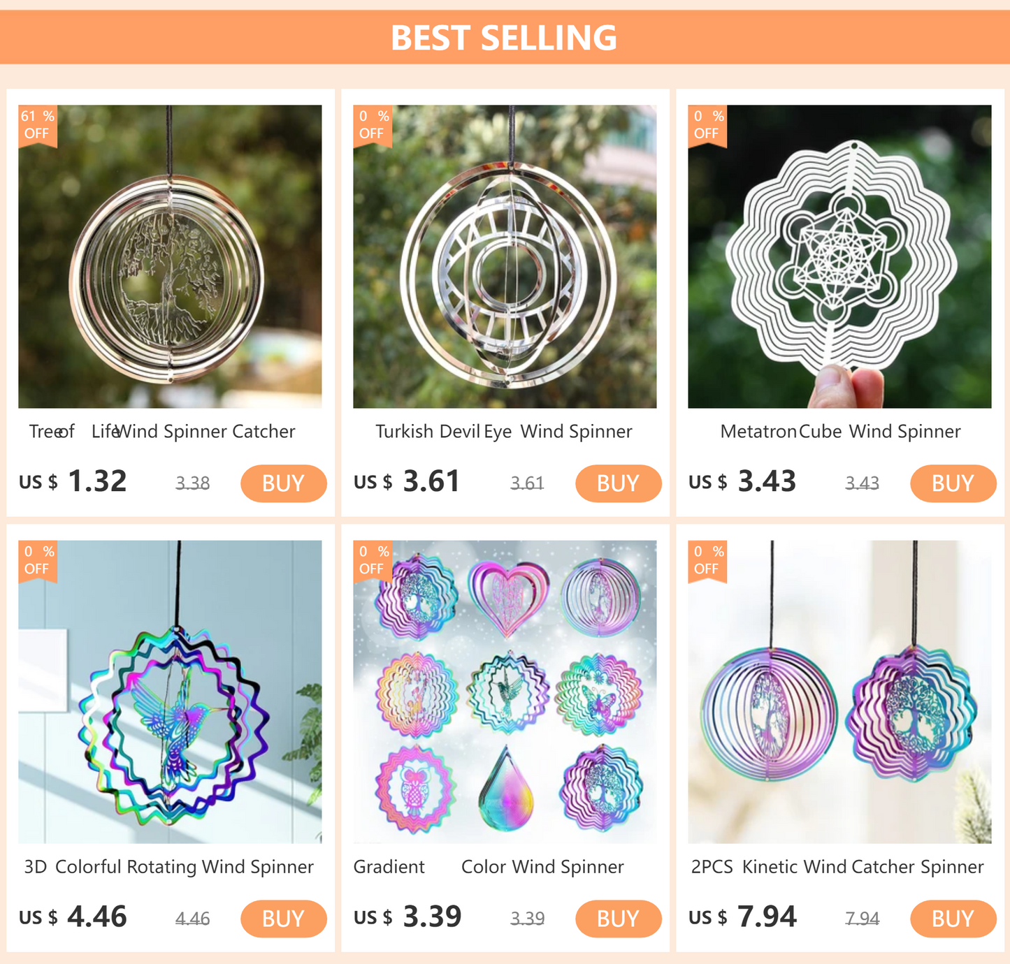 Turkish Devil Eye Wind Spinner – 3D Mirror Reflection Rotating Windchime, Feng Shui Amulet for Hanging Garden Decor