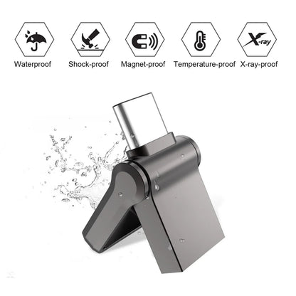 Xiaomi 2TB Metal USB 3.2 Flash Drive — High-Speed Type-C Dual-Use Memory Stick for Mobile & PC