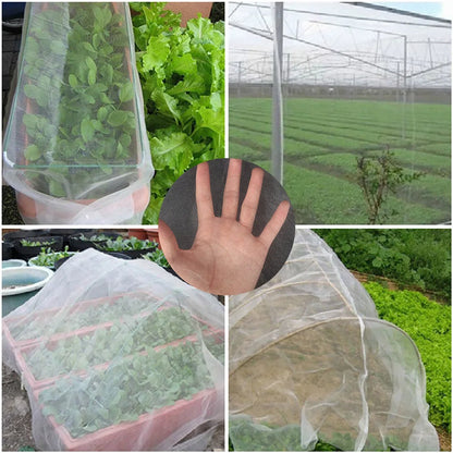 Garden Insect Protection Net – Greenhouse Protective Cover for Flowers, Vegetables, and Fruit Plants