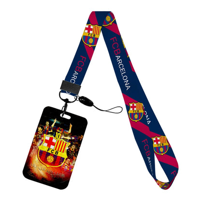 Spain Football Team Lanyard – ID Card Holder, Badge Case & Neck Strap Gift