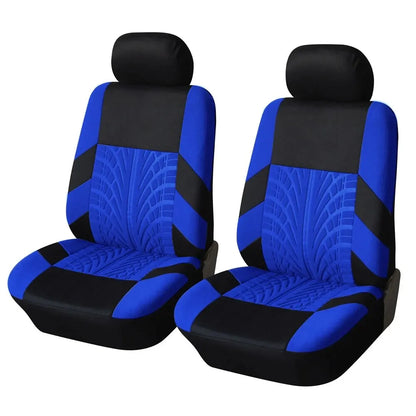 Universal Full Set Car Seat Covers – Front Split & Rear Bench Cloth Protectors for SUV, Sedan & Van Automotive Interior Protection Accessories