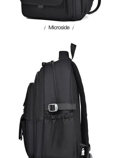 Multi-Layer Waterproof Oxford Backpack - Large Capacity, Stylish Commuter and Student Bag for Out-of-Town Travel