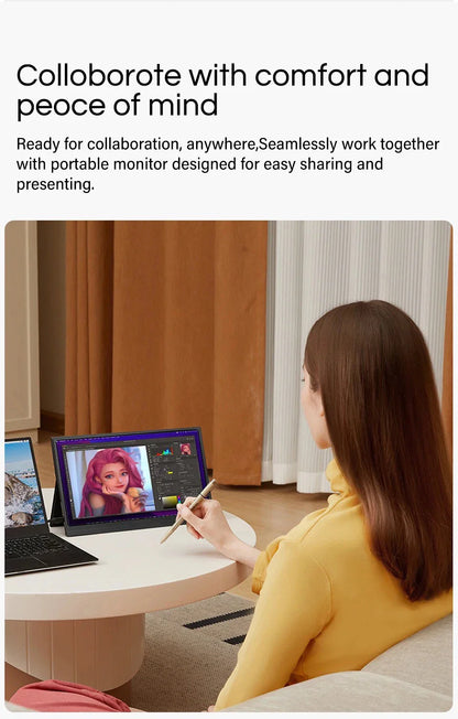 JSHIX 11.6/14/15.6 Inch Portable Monitor — 1080P Full HD IPS Second Screen for Gaming, Laptop, Phone, Switch & Xbox