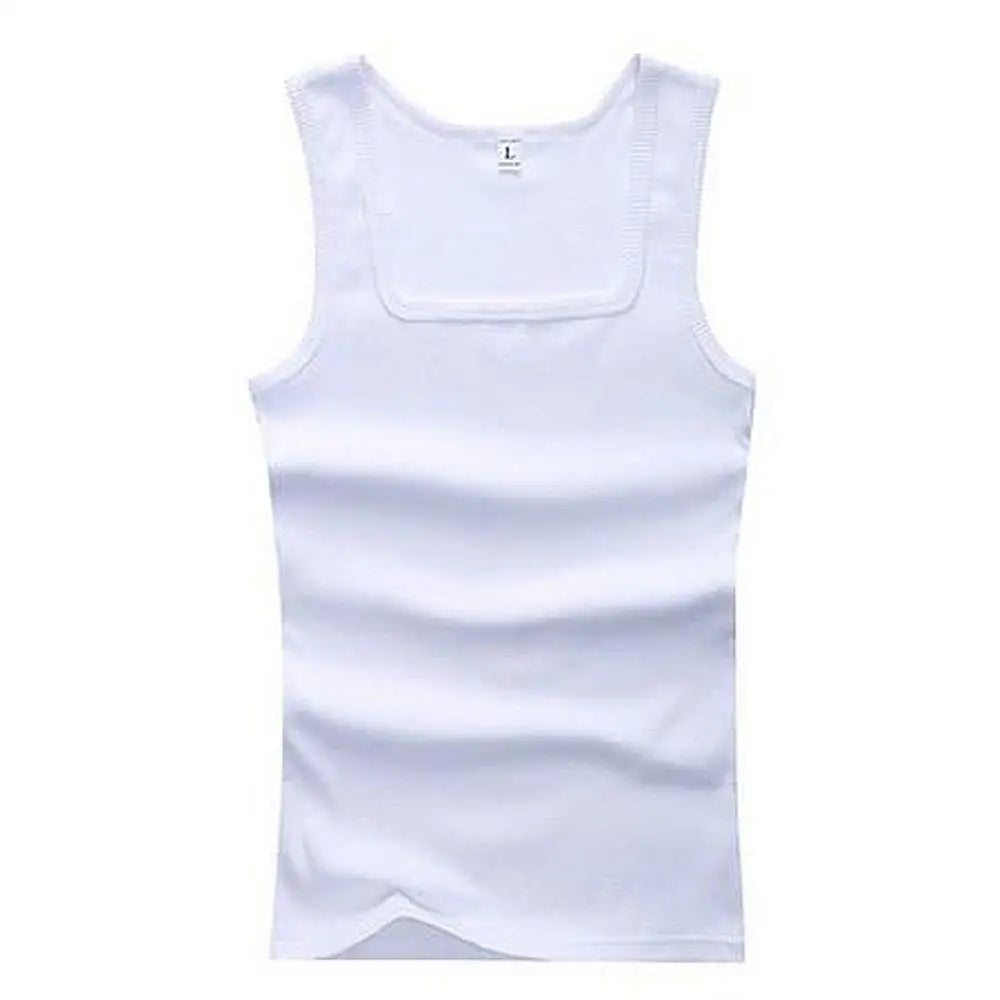 Summer Plus Size Cotton Tank Top for Men & Women – Black, White & Gray Fitness Muscle Vest Sleeveless Singlet Shirt