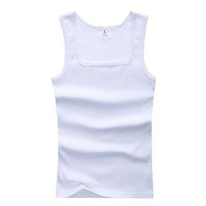 Summer Plus Size Cotton Tank Top for Men & Women – Black, White & Gray Fitness Muscle Vest Sleeveless Singlet Shirt
