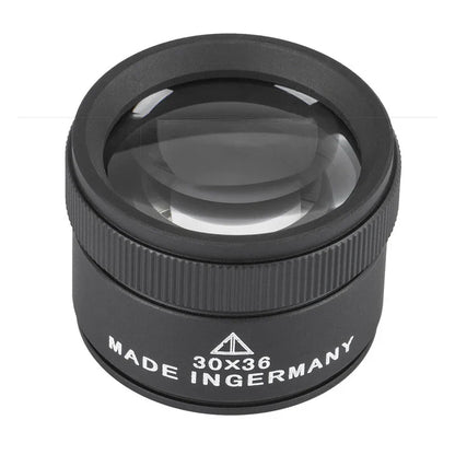 30x Metal Magnifier Loop – Jewelry Identification & Repair Microscope for Circuit Boards & Watches