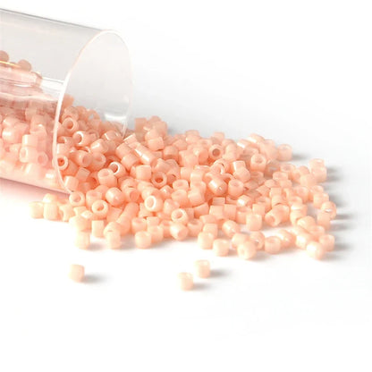 Miyuki Delica 11/0 Seed Beads - Glazed Luster Glass Beads for DIY Jewelry Making