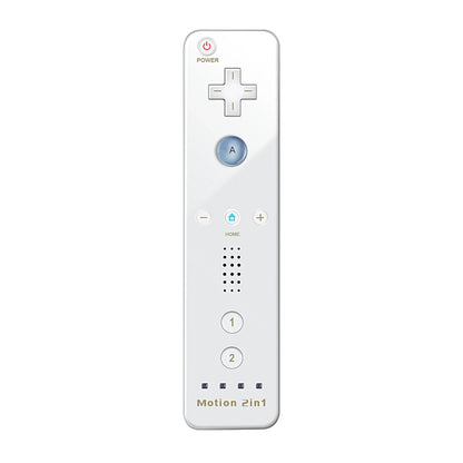 2-in-1 Nintendo Wii Controller Set | Wireless Remote Gamepad with Motion Plus Joystick & Silicone Case