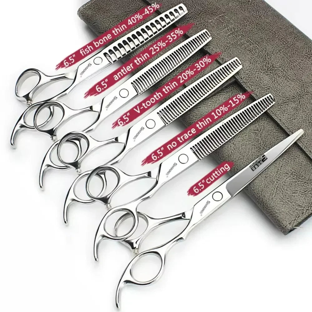 Professional Japanese Hair Cutting & Thinning Scissors – 6''/6.5''/7''/7.5'' Sharp Barber Shears for Salon & Home Use