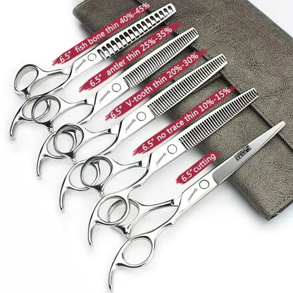 Professional Japanese Hair Cutting & Thinning Scissors – 6''/6.5''/7''/7.5'' Sharp Barber Shears for Salon & Home Use
