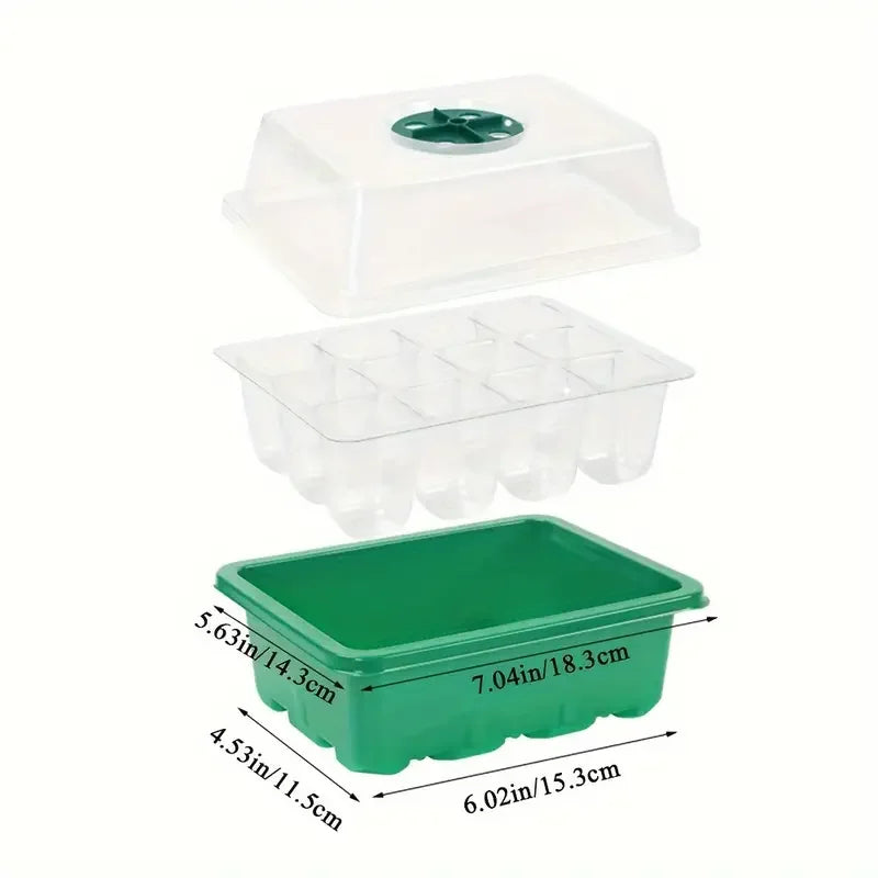 Green Seedling Pot — Multifunctional Planting & Transplanting Box for Gardening and Seedling Care