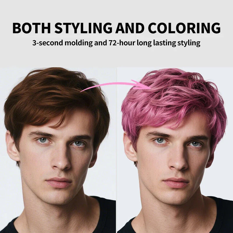 13-Color Halloween Hair Wax – 50g/120g DIY Temporary Hair Dye Cream for Party, Cosplay, Men & Women