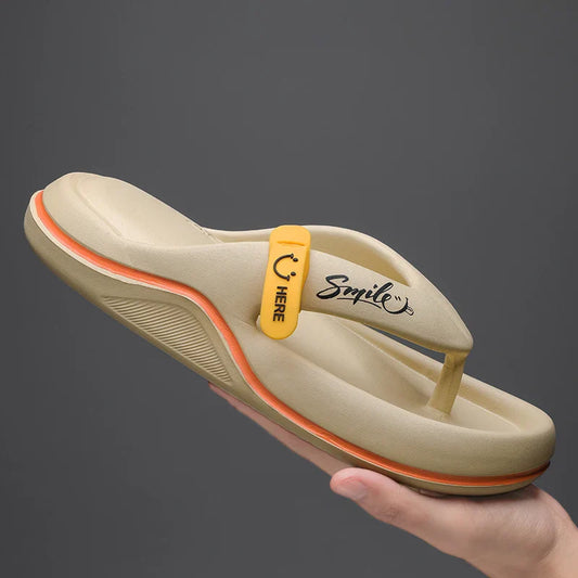 Men's & Women's Flip Flops – Non Slip Thick Sole Slippers, Super Soft Indoor & Outdoor Beach Sandals