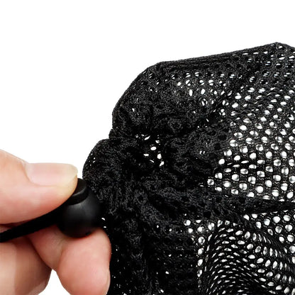 Durable Nylon Mesh Drawstring Bag – Multi-Purpose Outdoor Travel Storage Pouch for Camping Gear