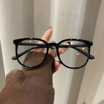 Fashion Anti-Radiation Unisex Eyeglasses – Transparent Retro Computer Glasses with Anti-Blue Light Lenses