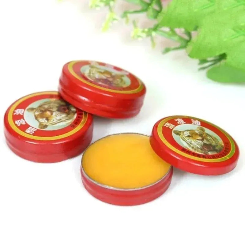 Tiger Balm Solid Ointment – 6/18/24/36pcs Essential Oil Balm for Cold, Headache, Dizziness & Muscle Relief