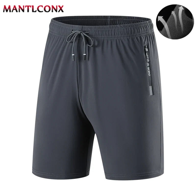 Men's Summer Sport Shorts – Cool Running, Gym & Fitness Training Shorts in Black and Gray