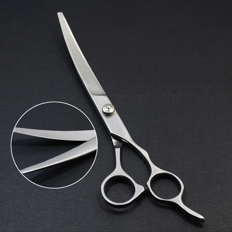 Pet Grooming Scissors Set – Professional Dog Hair Trimming Tools, Bent Scissors & Clippers for Teddy Haircuts