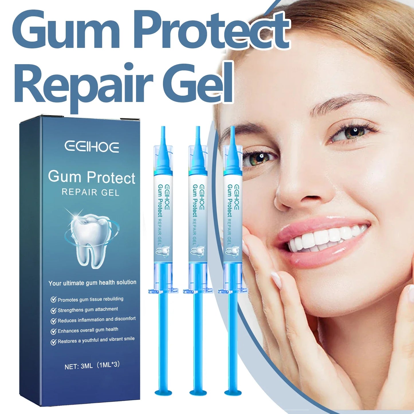 Dental Repair Gel – Deep-Cleaning Tooth & Gum Care, Soothes Inflamed Gums & Reduces Bad Breath