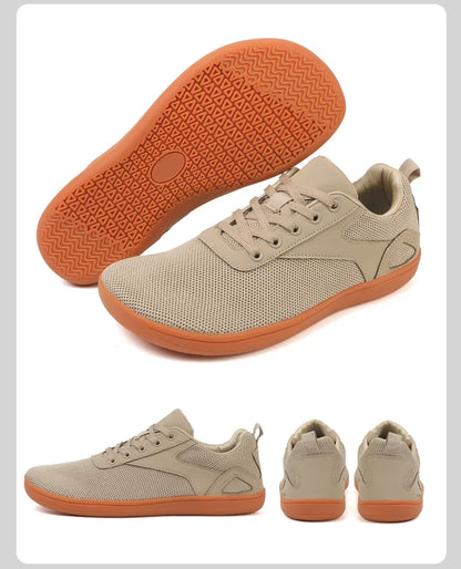 Men’s Minimalist Barefoot Walking Shoes – Breathable Wide Sports Sneakers for Gym, Office & Leisure