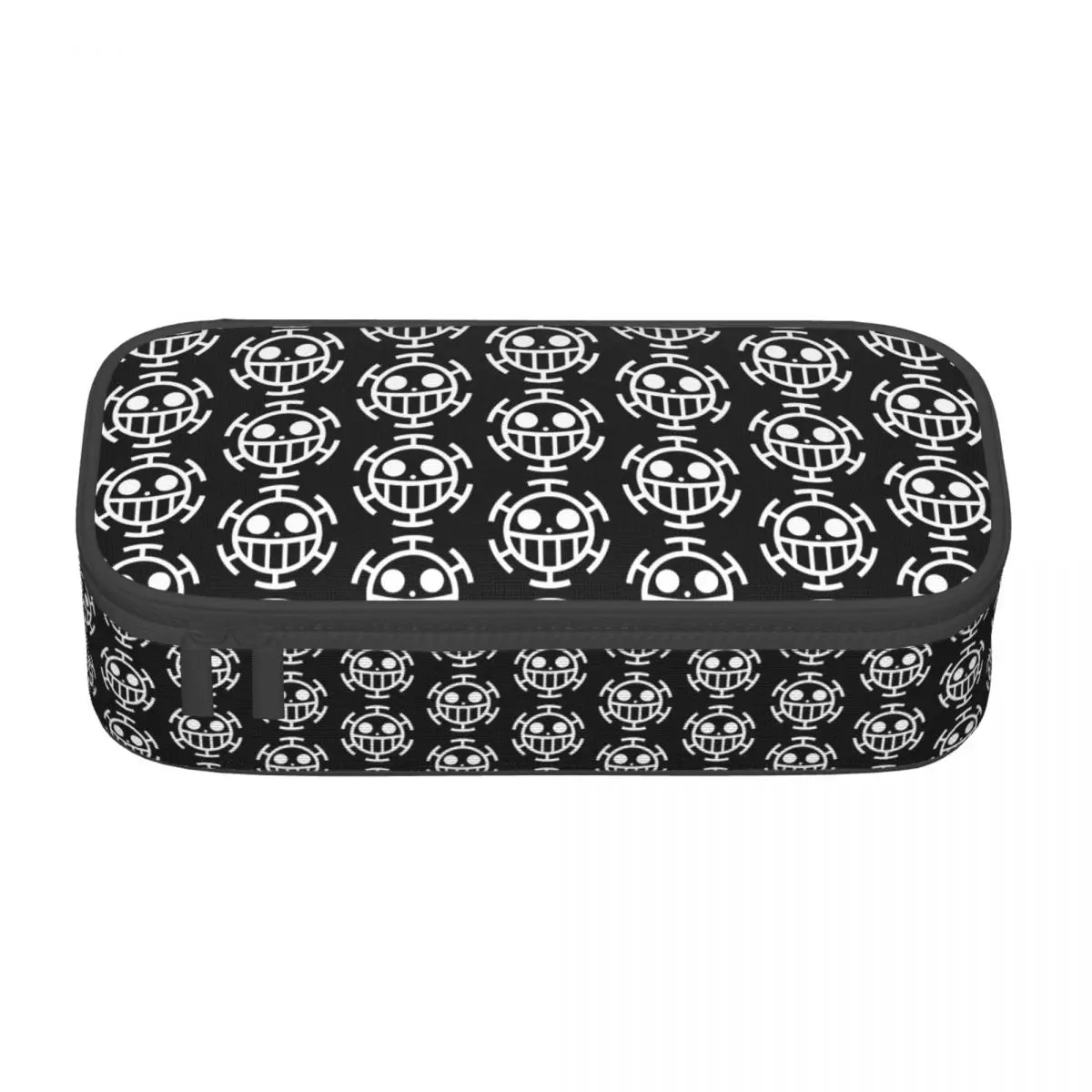 Cute Custom One Piece Pencil Case – Large Capacity Straw Hat Pirates Skull Stationery Bag for Boys & Girls