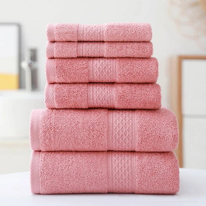 3pcs Luxurious Cotton Towel Set – Ultra Soft, Highly Absorbent Bath, Hand & Washcloth Towels for Home Bathroom