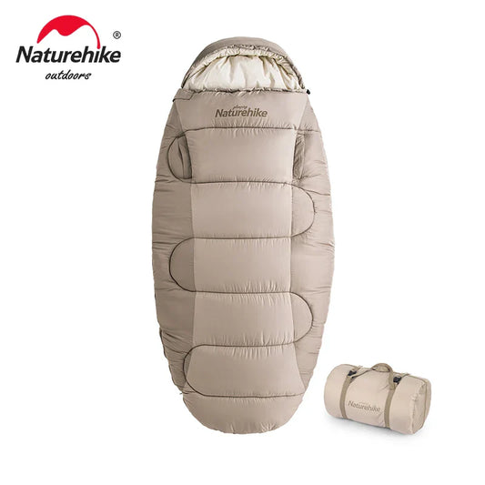 Naturehike PS300 Cotton Sleeping Bag – Wearable Winter Sleeping Bag for Hiking, Camping & Travel