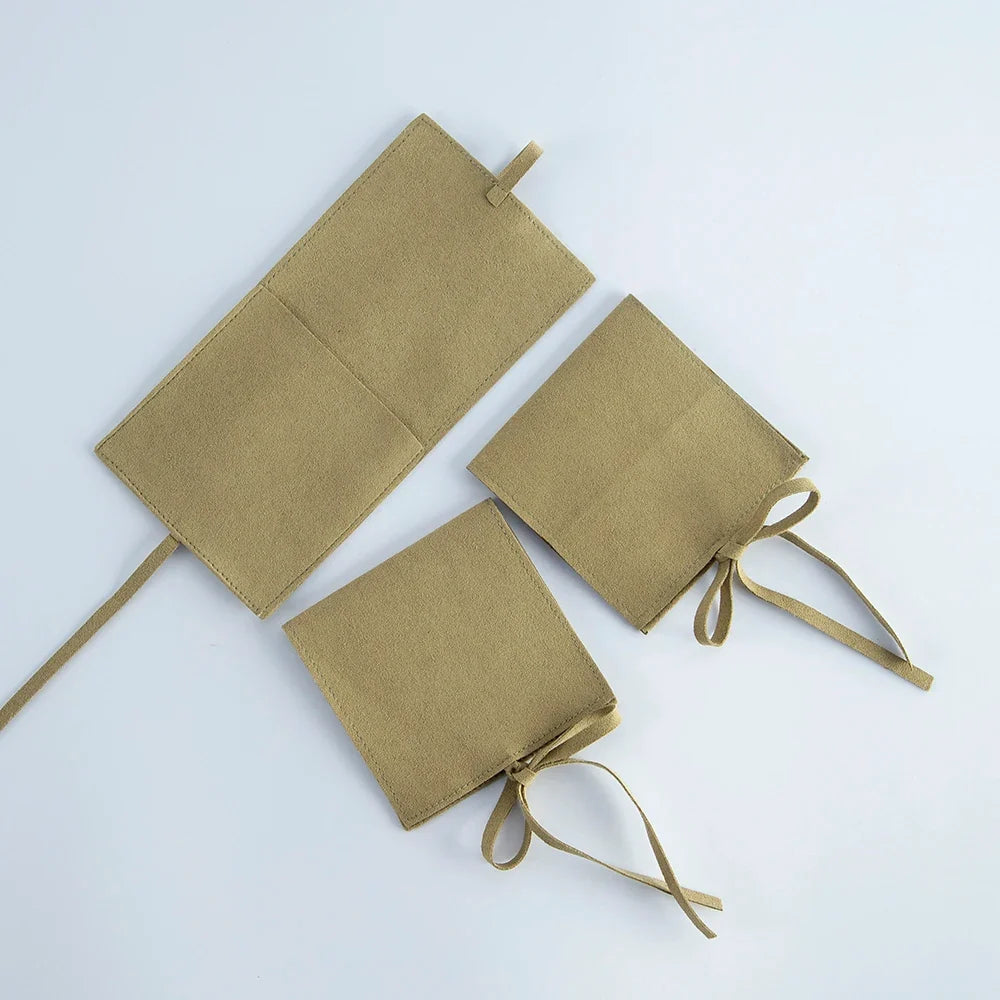 10PCS Velvet Jewelry Gift Pouches - Elegant Wedding Favor Bags & Microfiber Cosmetic Storage Bags