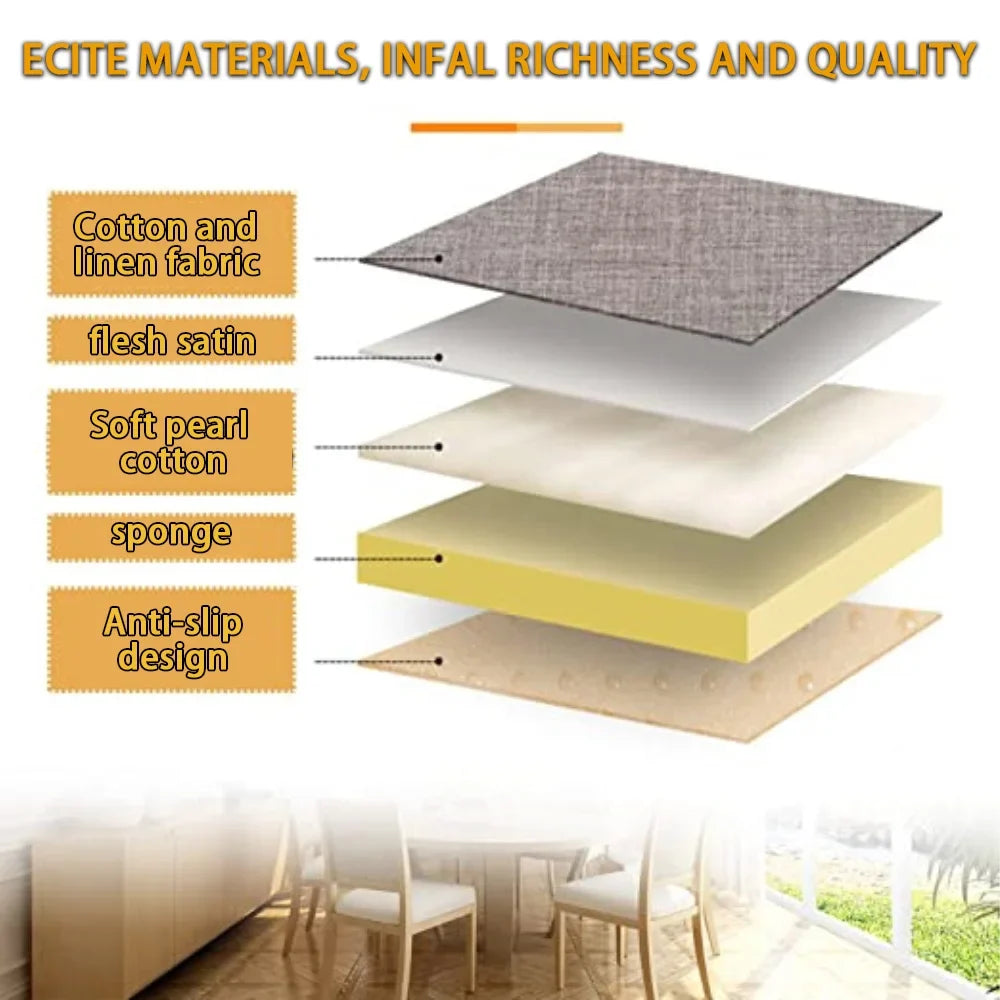 Long Bench Seat Cushion - Decorative Sofa Pillow Bay Window Chair Pad Garden Bench Swing & Backseat Cushion
