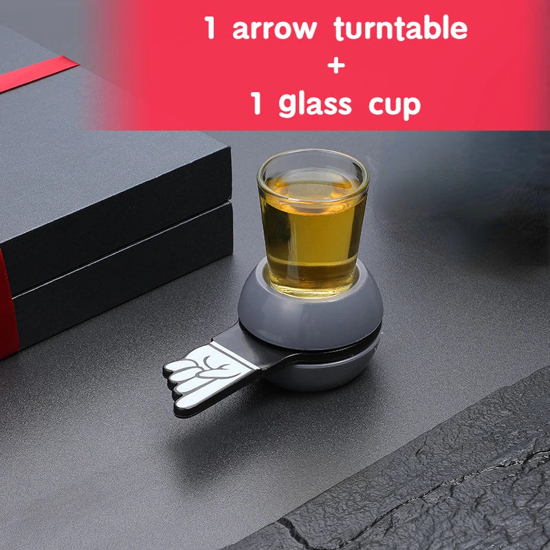 Alcoholic Penalty Turntable Game — Russian Roulette Drinking Toy, Bar Entertainment & Party Booster Props 2023