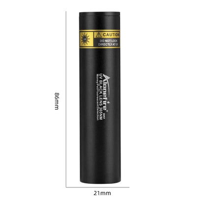 Mini 3W 365nm UV Flashlight – Rechargeable Ultraviolet Torch for Manicures, Pet Urine, Tinea, Money, Ore & Scorpion Detection