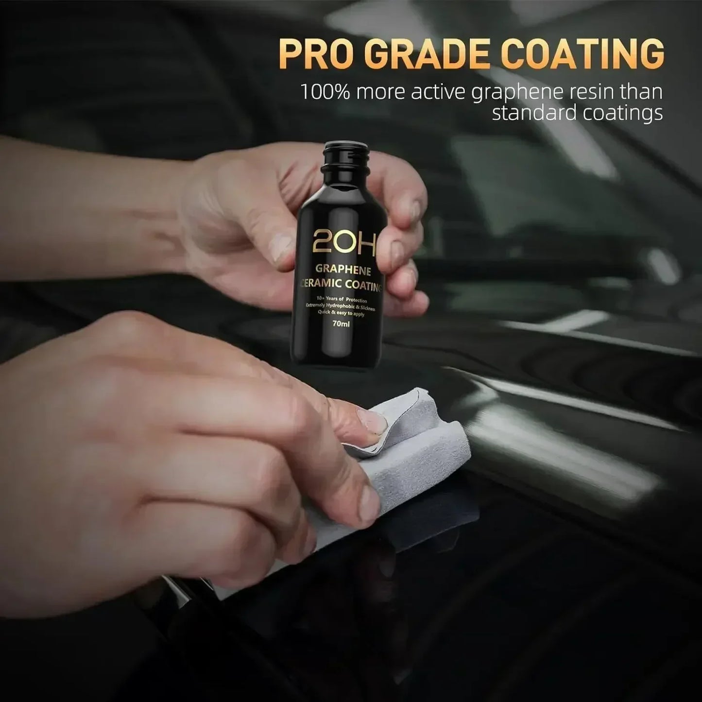 Graphene Ceramic Coating 20H/12H — Self-Healing UV Protection Car Detailing Coating for Long-Lasting Shine