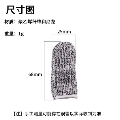 10 Pcs Finger Cots – Thumb Protector & Anti-Cut Fingertips Sleeve, Flexible & Resistant Protection for Work & DIY