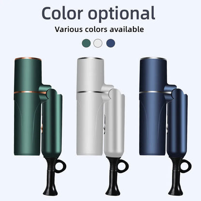 Professional Foldable Hair Dryer with Negative Ions & Blue Light – High Power Salon & Home Use