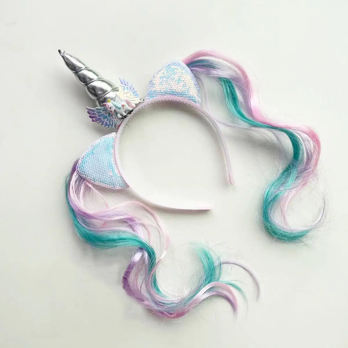 Unicorn Birthday Headband for Girls — Cute Kids Hair Hoop for Party & Baby Shower