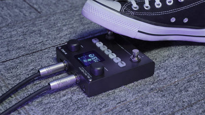 M-VAVE BLACKBOX Multifunctional Guitar/Bass Effect Pedal – 80 Editable Presets, 6 Effects Modules, Built-in Battery