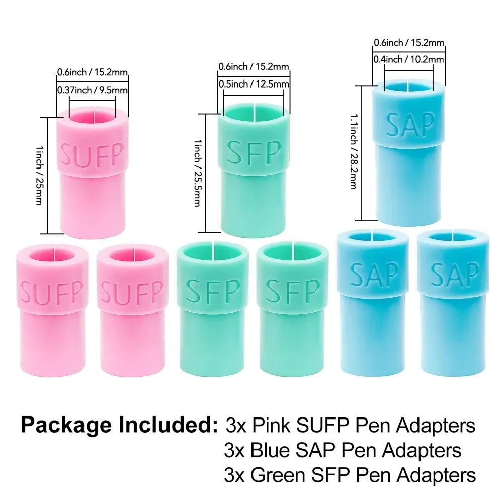 5/9PCS Pen Adapters for Cricut Maker & Explore — Compatible with Sharpie Fine/Ultra Fine Point & Art Pens