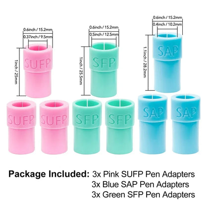 5/9PCS Pen Adapters for Cricut Maker & Explore — Compatible with Sharpie Fine/Ultra Fine Point & Art Pens