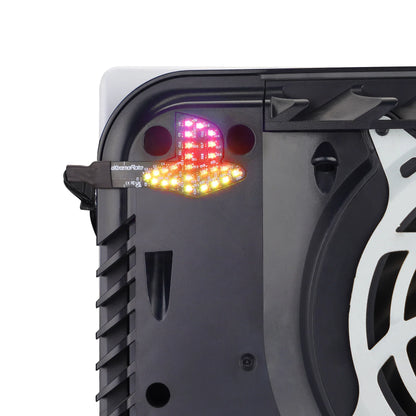 eXtremeRate RGB LED Kit for PS5 (CFI-1 Series) – Rainbow Logo with 40 Effects for Disc & Digital Edition Console