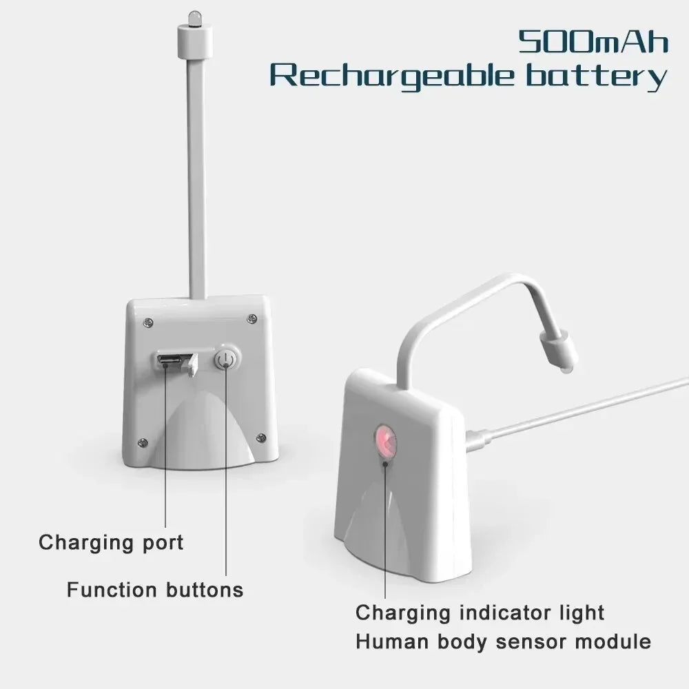 LED Motion Sensor Toilet Night Light – Automatic Body Sensing Waterproof Bathroom Night Lamp for Toilet Bowl Backlight